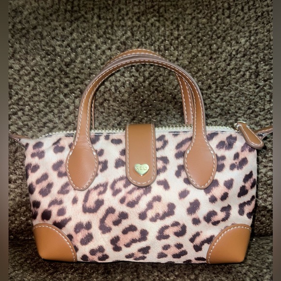 Stoney Clover Lane Pouchette  Leopard Crossbody Bag  NEW - Picture 7 of 9